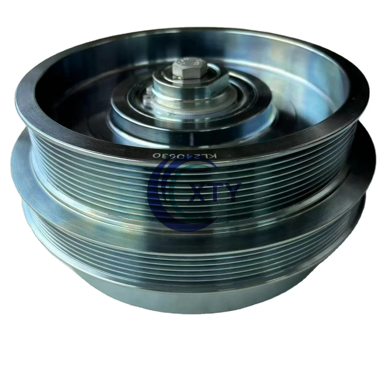 LA16255Y AC Clutch 24V 6PK/9PK Dual Belt Pulley for YUTONG Coach Air Conditioner Parts