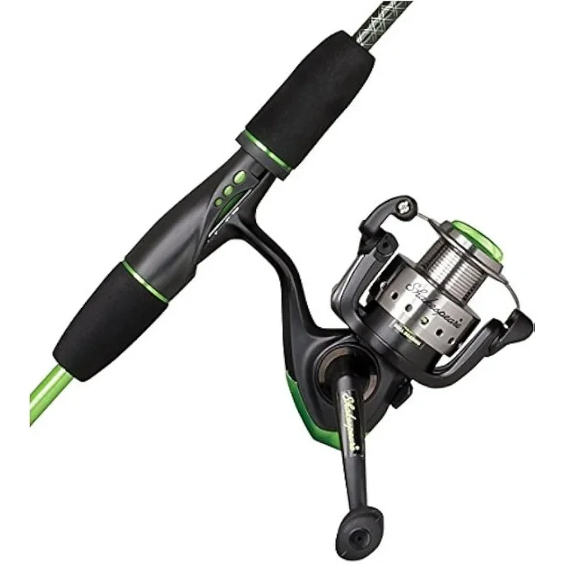 

5’6” GX2 Spincast Youth Fishing Rod and Reel Spinning Combo, 2 Piece Rod, Size 30 Reel, Right/Left Hand Position