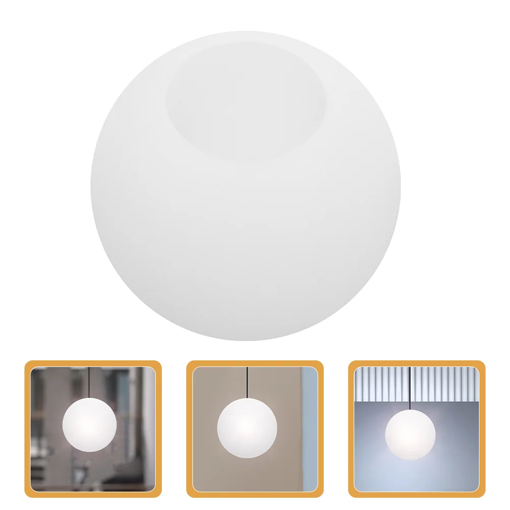 

Wall Lamp Shades Milky White Ball Lampshade Glass Replacement Round for Pendant Lights Globe