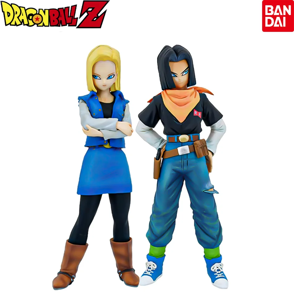 Figura de Anime Original de Dragon Ball Z, Super Saiyan Android 17, Figura de Acción de Android 18, Modelo de Juguete de Regalo