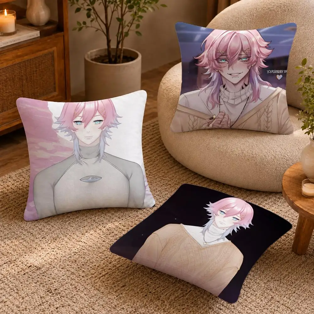 14 Days With You Ren Cushion Cover Short-Plush Cushion Cover Pillowcase — Suitable for Sofas Bedrooms and Home Decor