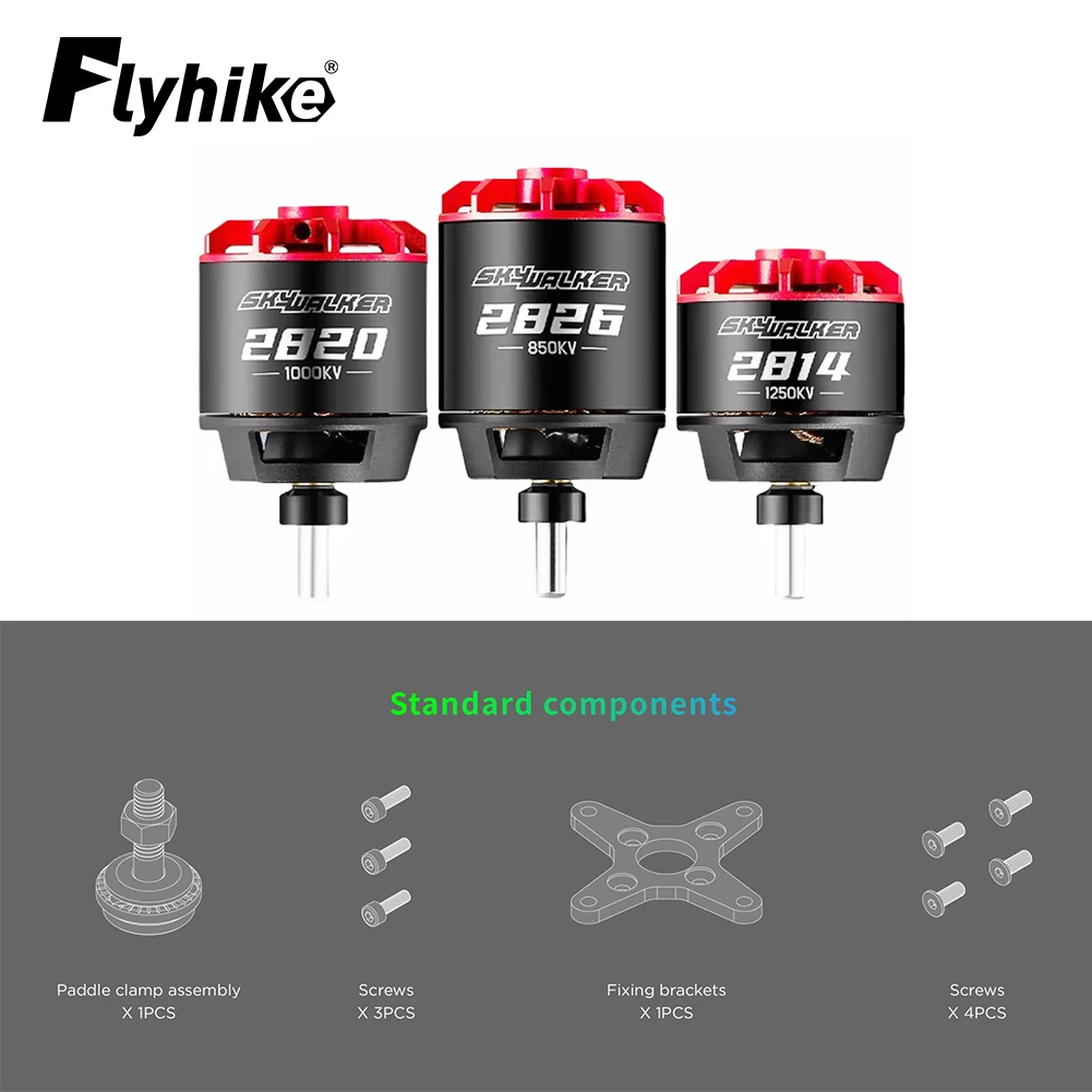

Hobbywing Skywalker 2814 2820 2826 SL 1000KV 1250KV 1400KV 550KV 850KV Brushless Motor For Rc Airplane Fixed-wing