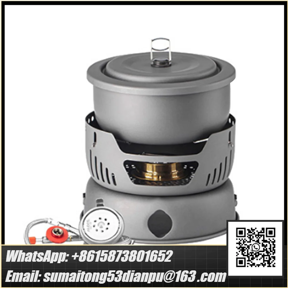 Camping Cookware Portable Camping Stove Outdoor Cooking Set for Camping Backpacking Hiking Picnic BBQ Traveling Supplies