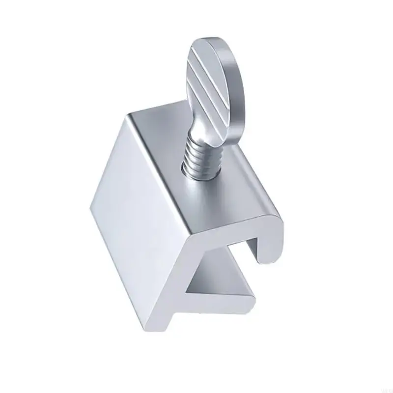 4 قطع من مقيدات أمان النوافذ المنزلقة، هيكل من الألومنيوم، بدون تركيب مثقاب، تصميم مقاوم للأطفال، قفل باب النافذة #4