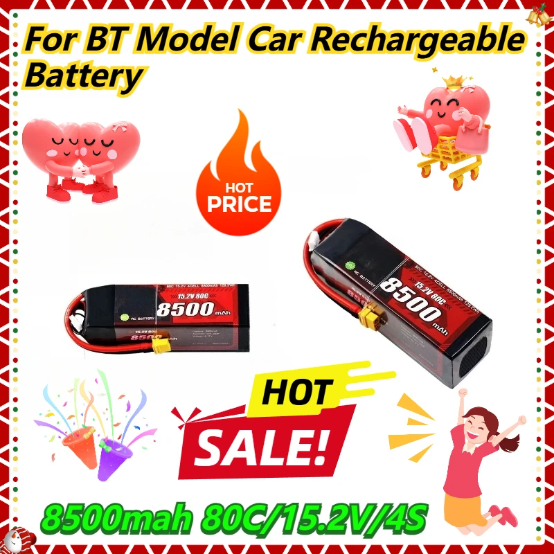 

8500mah 80C/15.2V/4S For BT Model Car Rechargeable Battery