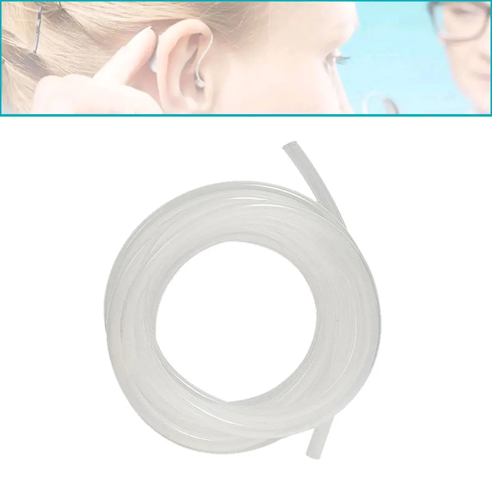 1Pc PVC Tubing for BTE Hearing Aid Earmold Tube Tubing PVC Transparent Tubing Tube for Earmoulds DIY Earphones Hearing Aid