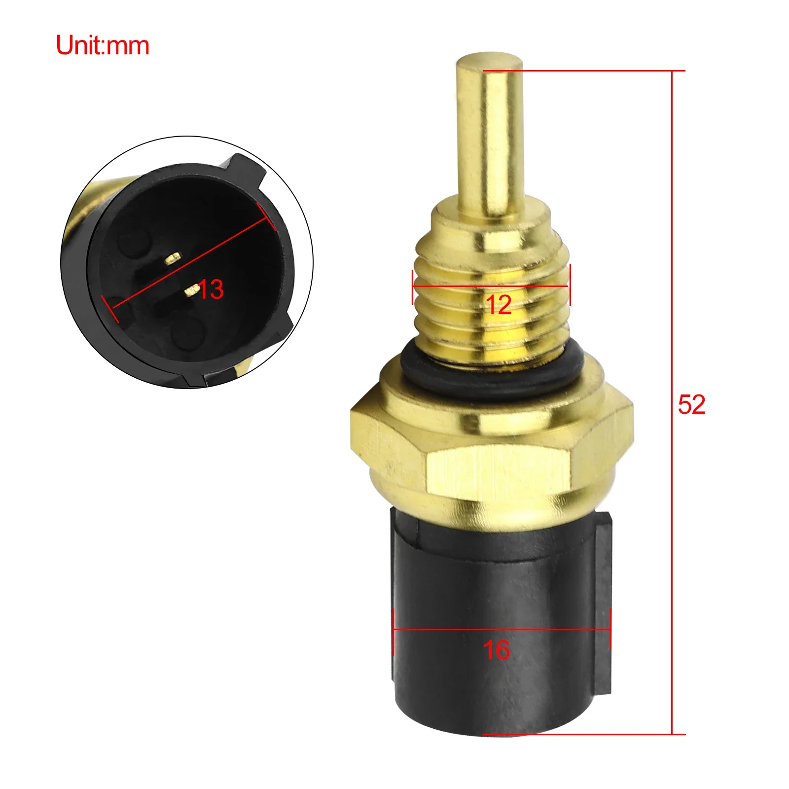 Car Auto Water Coolant Temperature Sensor for Honda Civic Acura CL 37870-PJ7-003 Temperature Sensor 37870-PK2-005