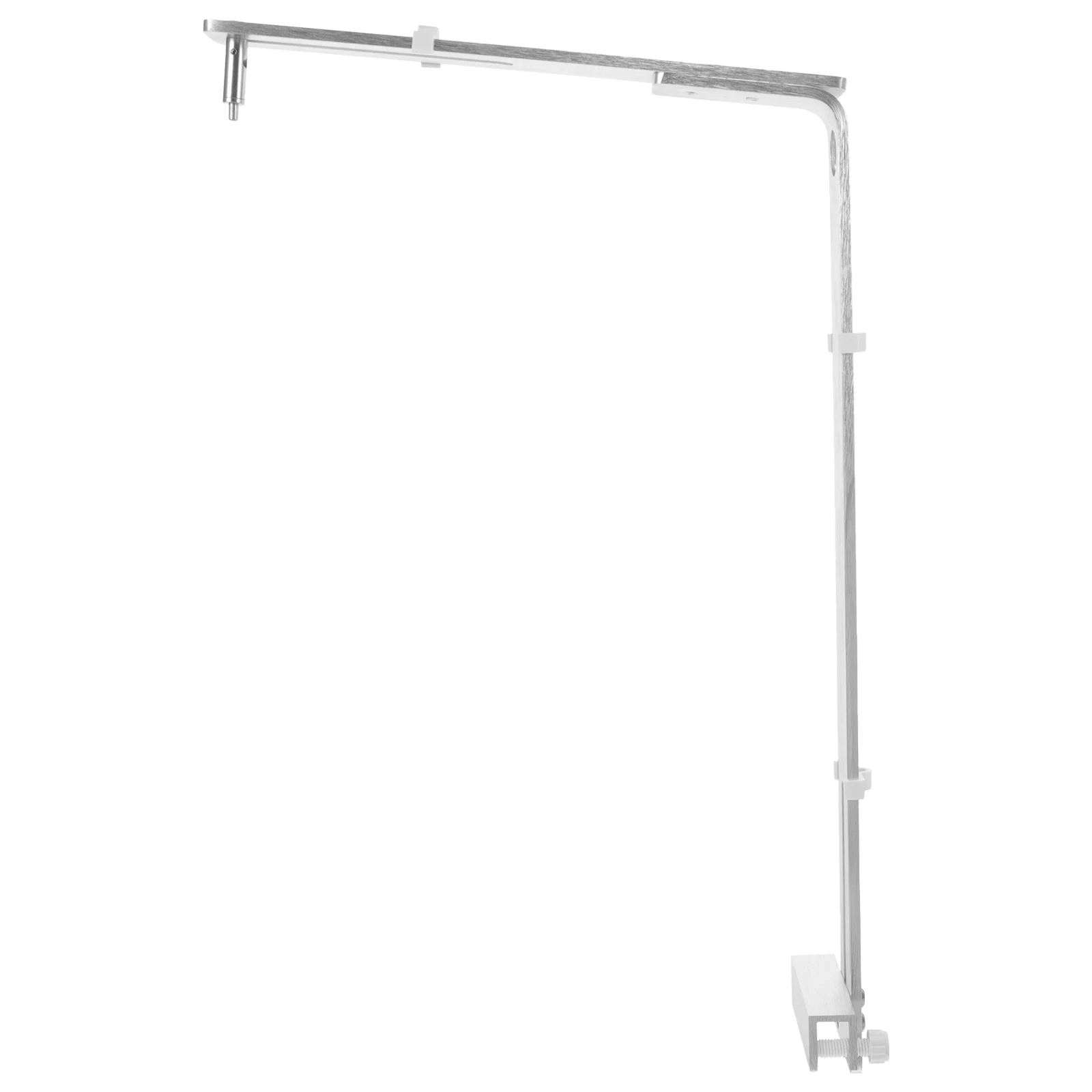 

Fish Tank Light Bracket Aluminum Stand for 13mm Glass Black Color Easy Install LED Holder Aquarium Durable Metal Suitable