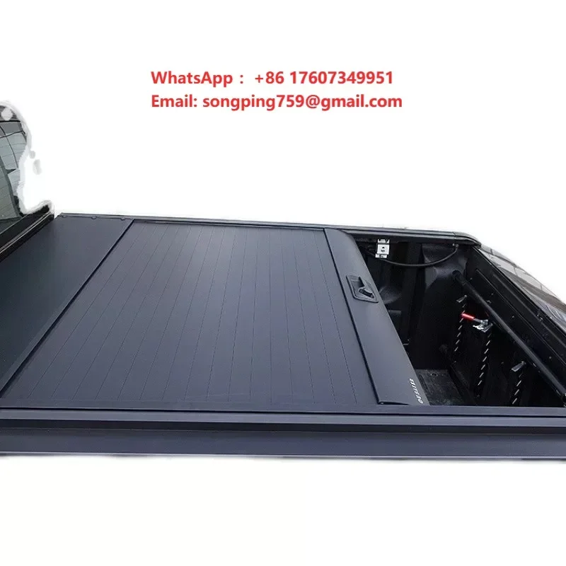 Hard Tri-fold Tonneau Cover Waterproof Anti-Theft Pickup Truck Bed Cover for Toyota Hilux Vigo SR5 Revo Tacoma Tundra