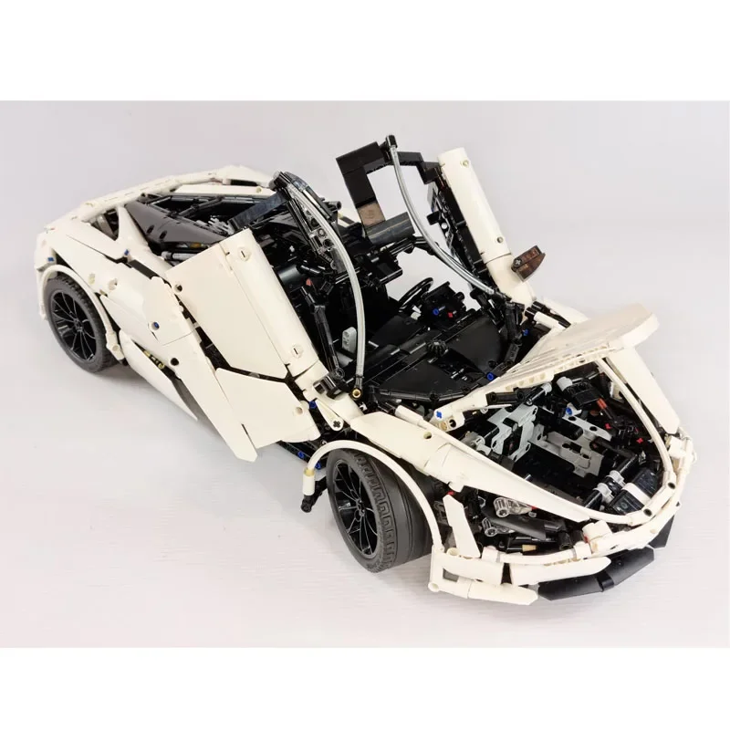 

Дизайнер MOC-46762 Новый супер белый городской скоростной спортивный автомобиль 3176, детали, модель строительного блока для взрослых и детей, развивающие игрушки на день рождения