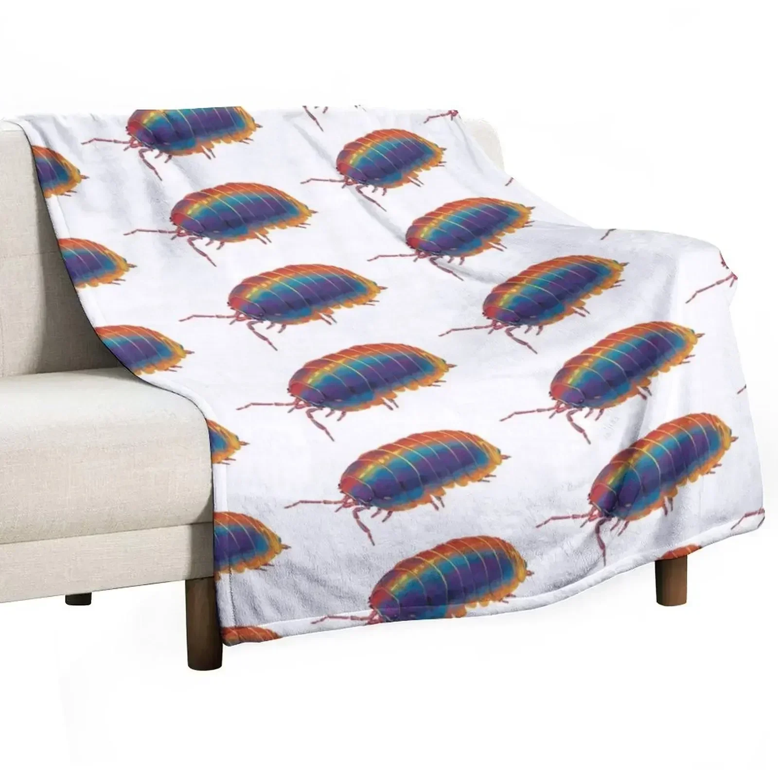 

Woodlouse Throw Blanket Wrinkle Resistant Lightweight Blanket