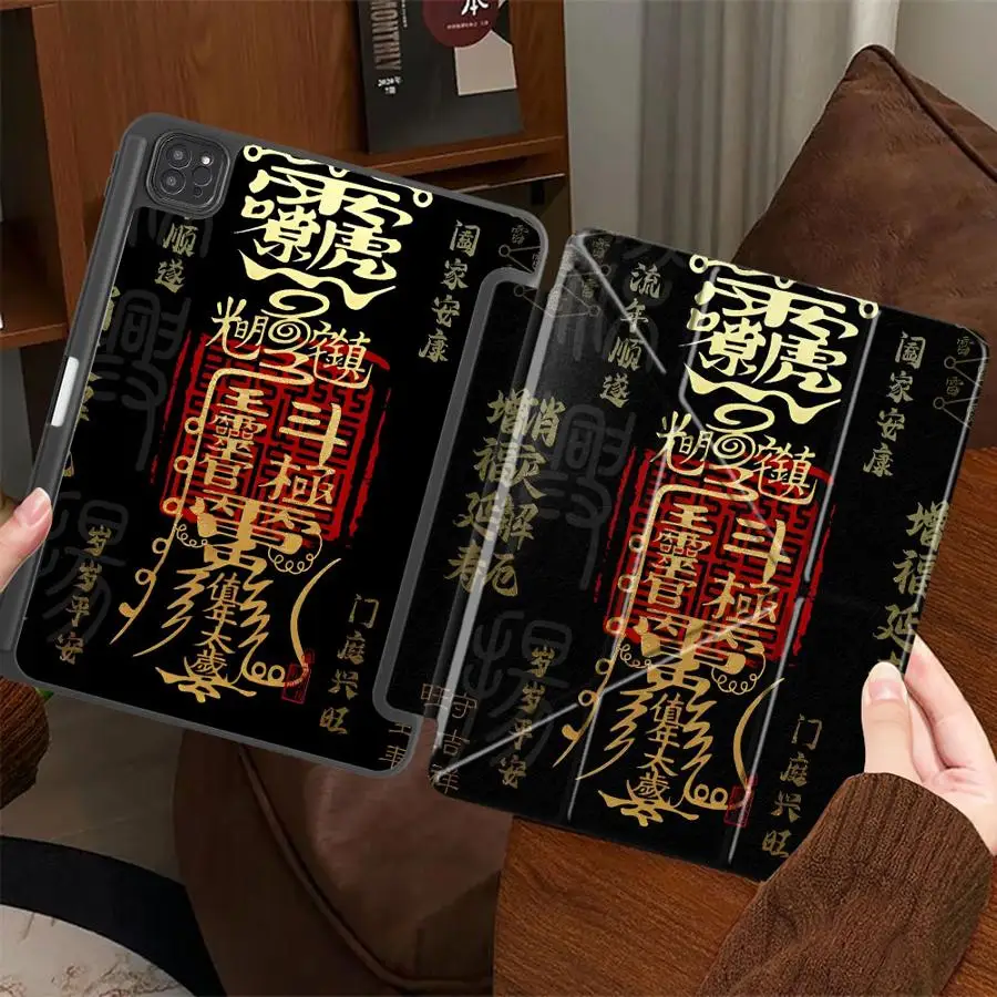 Holder Cover Tablet Case For iPad Pro 11th 10th 9th 8th 7th 12.9inch Mini 6 7 Air 4 5 M3 M2 M4 11inch Pro 2025 Retro Charm