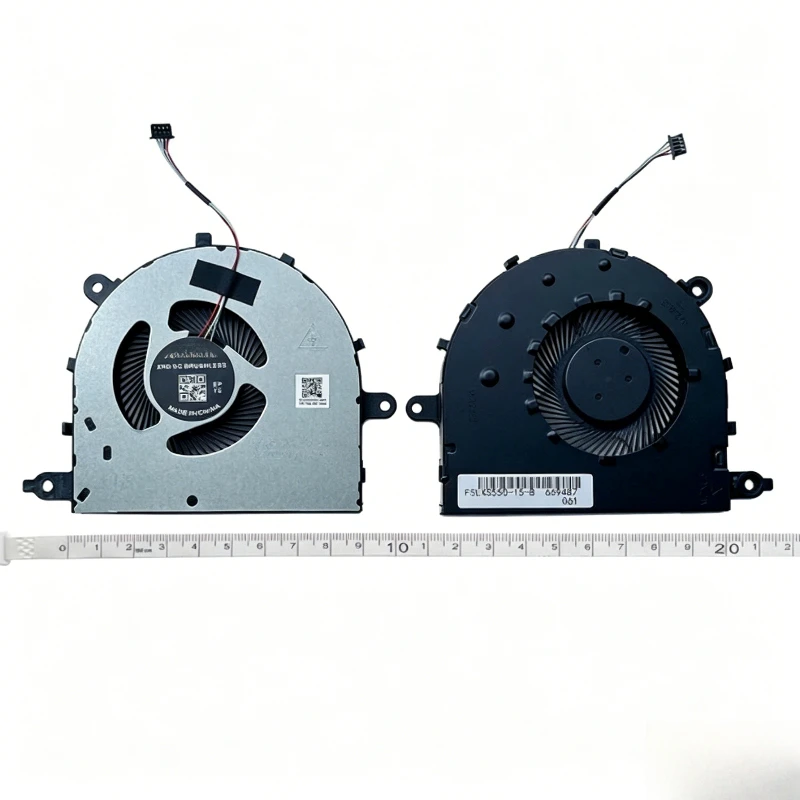 2pcs For Lenovo IdeaPad 5 15IIL05 15ARE05 15ITL05 15ALC05 CPU Cooling Fan