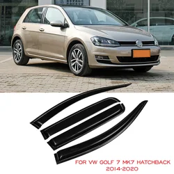 For VW Volkswagen Golf 7 MK7 Hatchback 2014 2015 2016 2017 2018 2019 2020 Car Side Window Vent Visor Sun Rain Deflector Guard