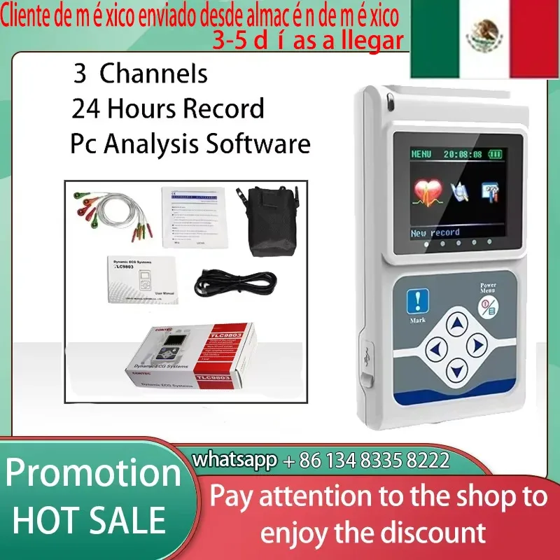 

CONTEC ECG Holter TLC9803 Dynamic ECG Monitor System TLC9803