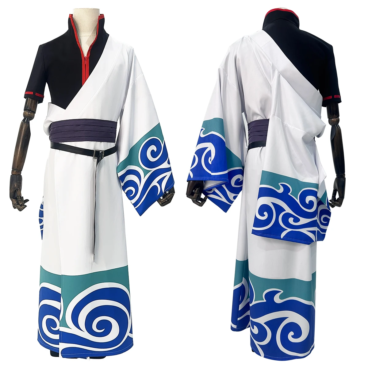 HOLOUN Sakata Gintoki Anime Cosplay Costume Kimono Top Pants Halloween Christmas Convention