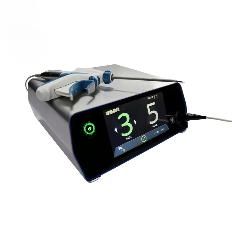 Veterinary ultrasonic system with touchscreen for minimally invasive animal surgical cutting and coagulation