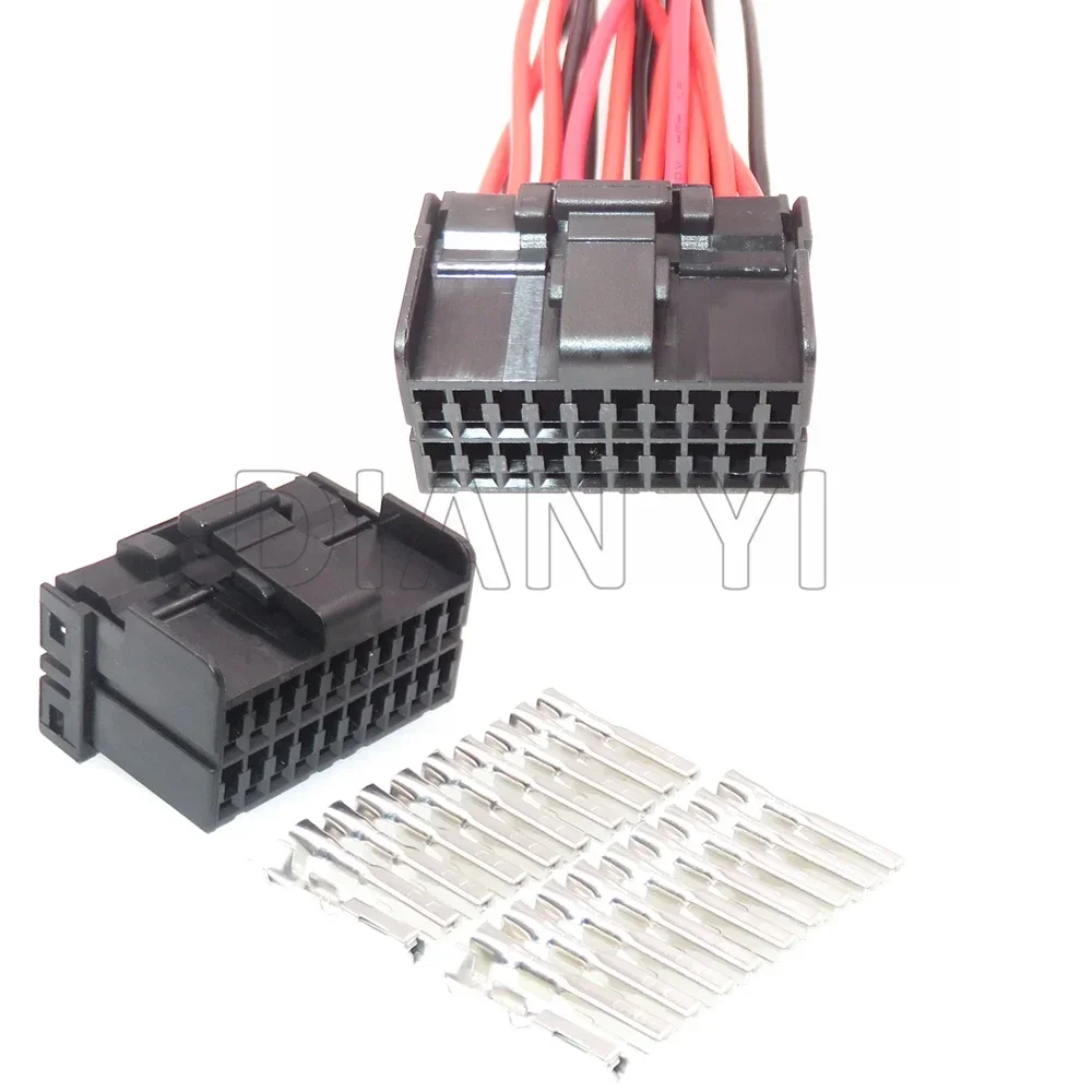 1 Set 20 Way Auto Glass Lifter Wire Cable Connectors 174047-2 AC Assembly Car Electric Window Regulator Socket With Terminal