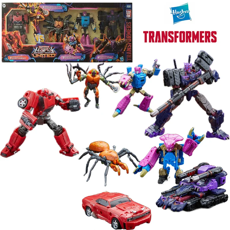 Hasbro Transformers Legacy United Cliff Jumper Tarantulas Squeezeplay Tarn 4-Pack Original Action Figure Model Toy Gift Collect