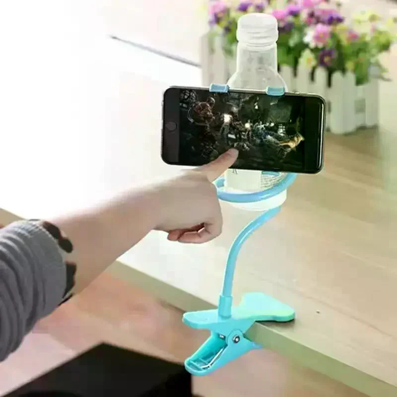 Mobile Phone Holder Flexible Adjustable Cellphone Holder Clip Support Telephone Home Bed Desktop Mount Bracket Smartphone Stand