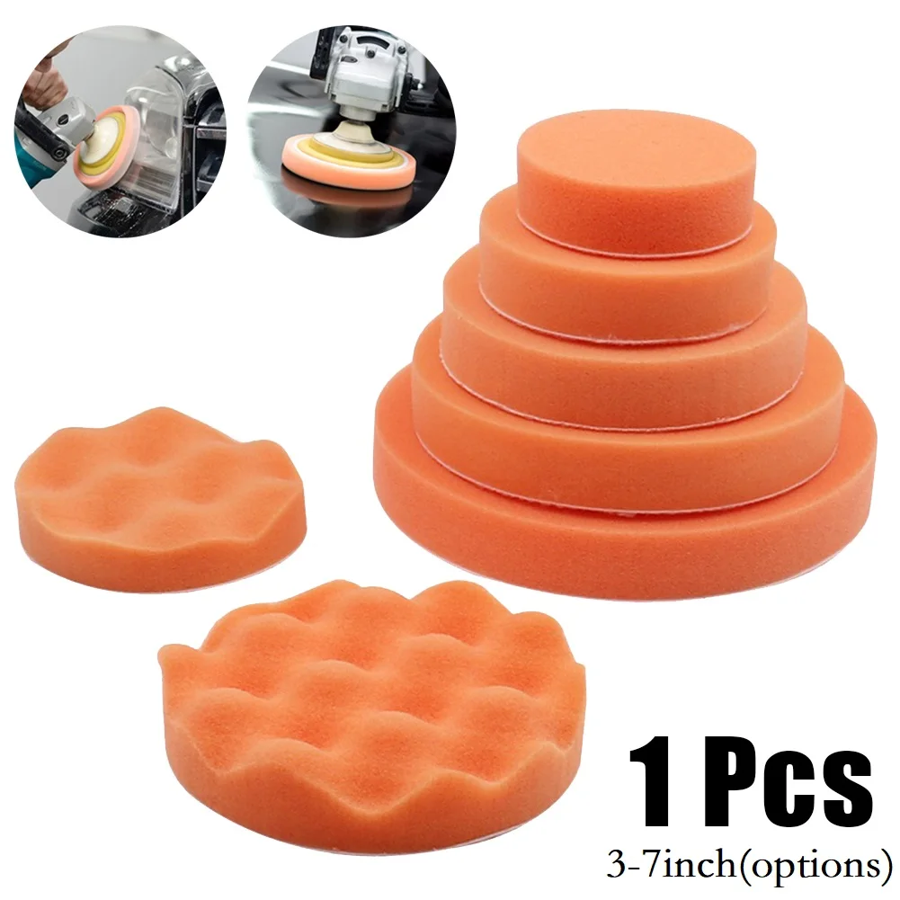 1PCS 3-7inch Waxing Pad Sponge Polishing Foam Pads For RO/DA Car Polisher Politriz Automotiva Ferramentas Polishing Machine