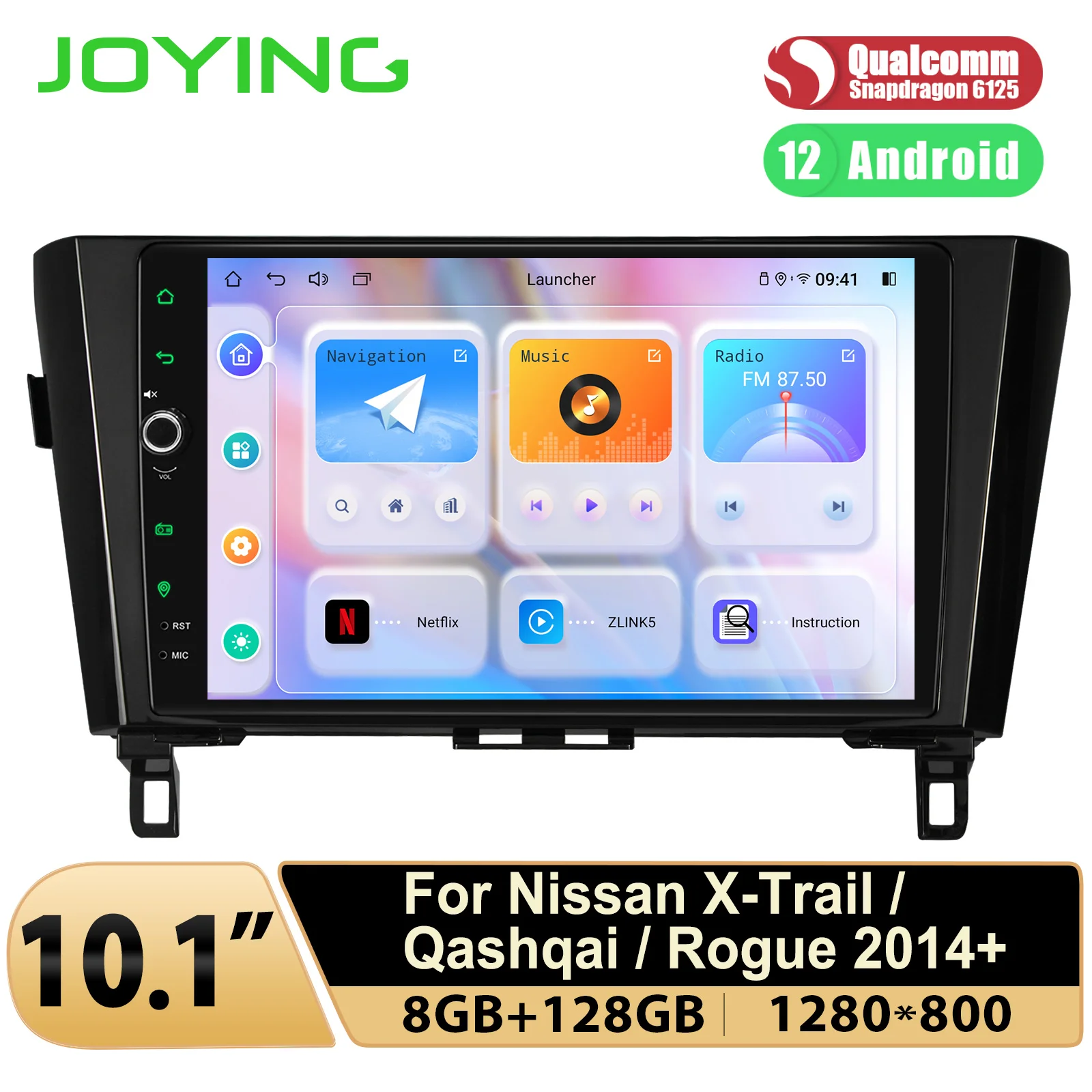 

JOYING 10"Autoradio Radio Stereo Car GPS Music System For Nissan X-Trail Qashqai Rogue 2014+ With HDMI DSP Carplay Android Auto