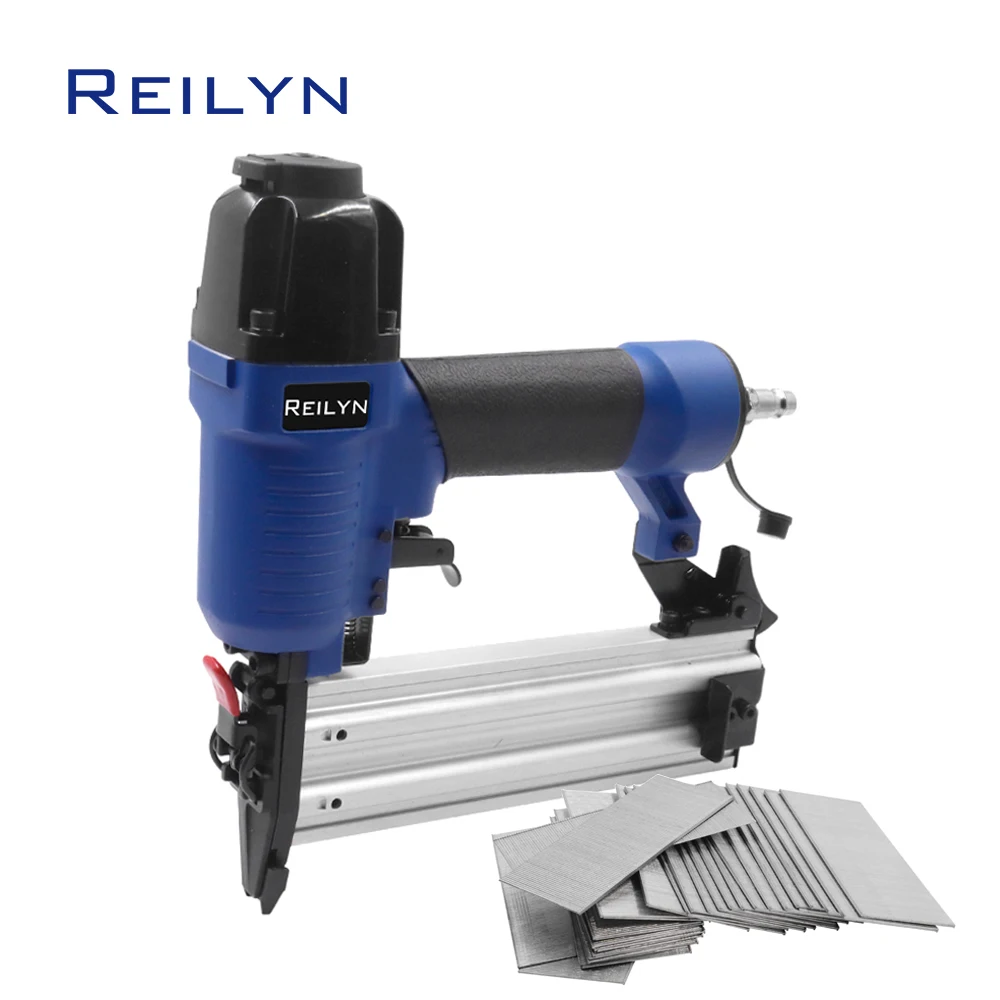 

Reilyn 18Ga Air Nailer F50 Staple Gun 25-50mm Nailing Tools Pneumatic Finish Nail Gun Upholstery Stapler Framing Nailer