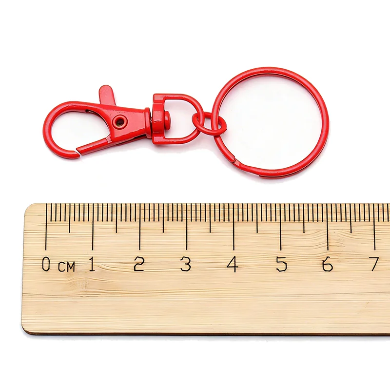 5/10 stücke Bunte Schlüsselring Karabiner Haken Mit Verstellbarer Schnalle Für Die Herstellung Von Schlüsselbund DIY Taschen Puppe Haken Schmuck zubehör – Detail 3