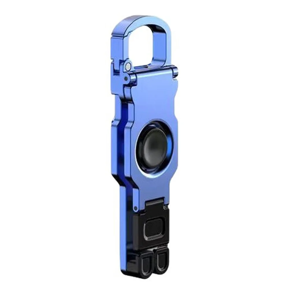 Aluminum Fidget Phone Stand with Compact Foldable Build 360 Swivel Function and Silicone Enhanced Grip for 800g Load