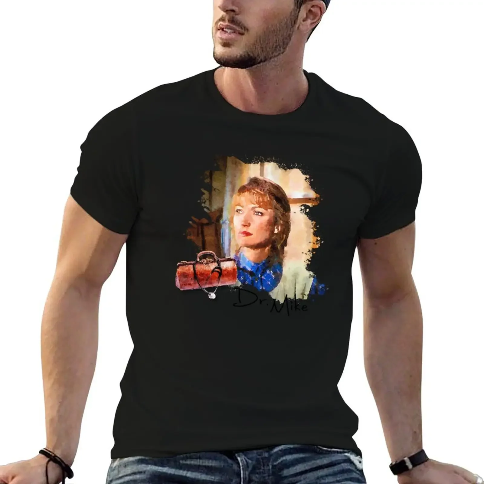 

Michaela Quinn Medicine Woman TV Show T-Shirt luxury clothing labubu street wear fruit of the loom mens t shirts