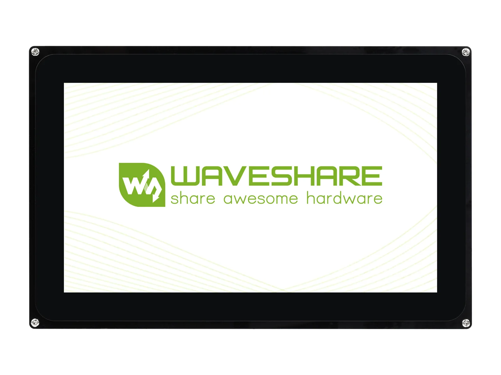 Waveshare 10.1inch Capacitive Touch LCD (F), 1024 × 600, Toughened Glass, IPS Panel, TBD Wide Range Of Applications