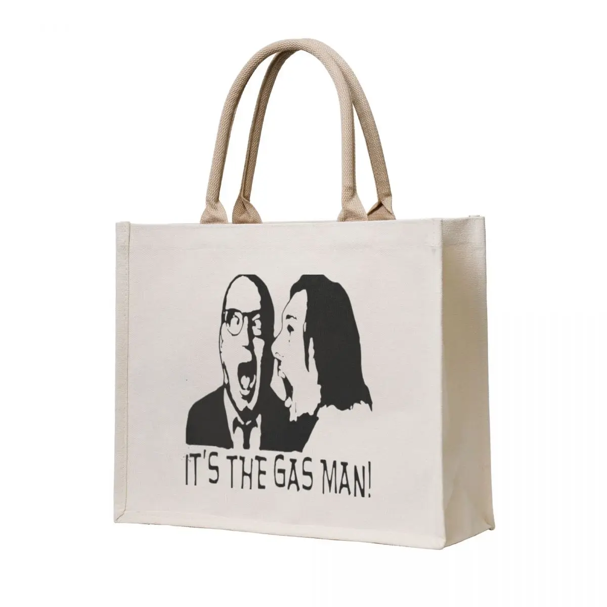 

It's The Gas Man Funny Mr Gas Man Bottom Ritchie and Eddie Tote Bag shoping bag Large bags for women Canvas bag