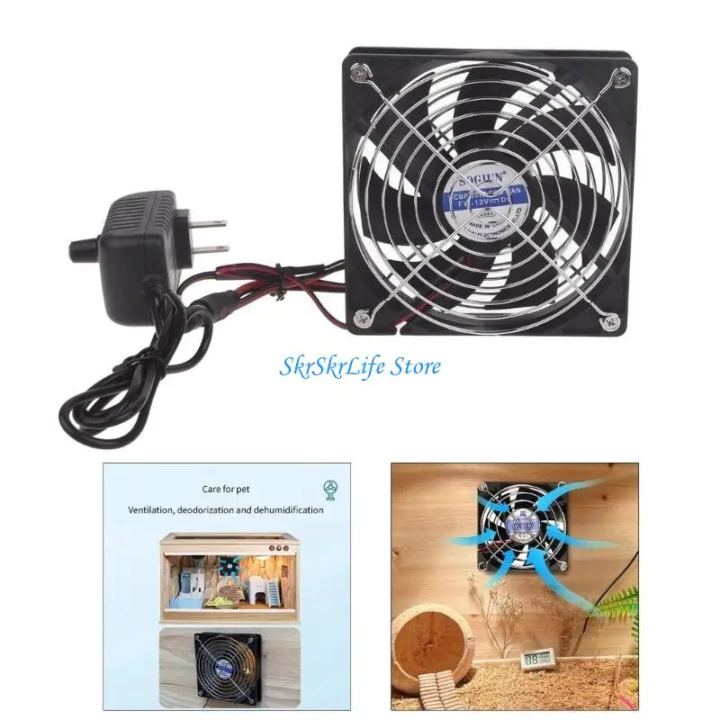 

E65E High Speed 2000rpm Fan with Adjustable Speed Controller Air Circulation