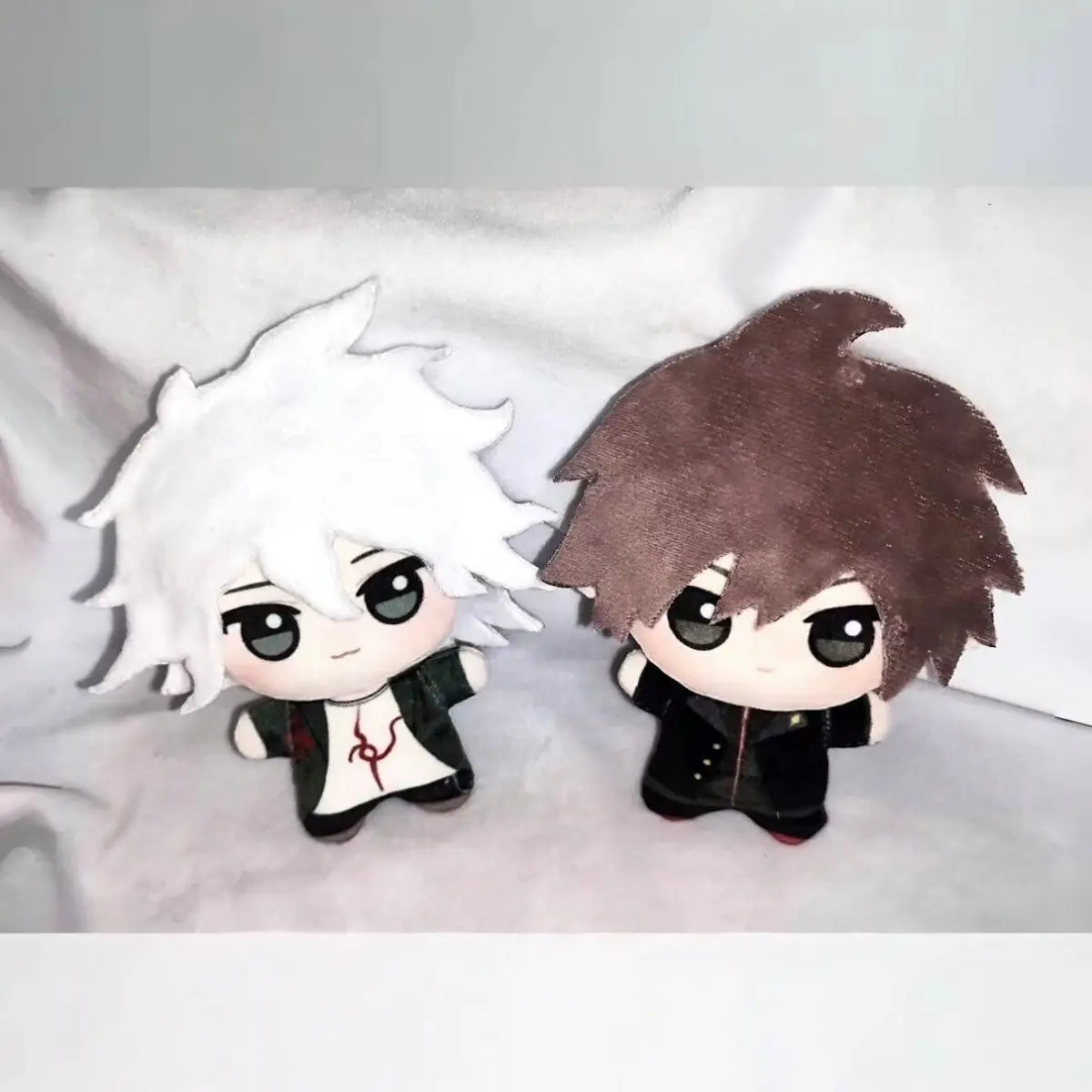 Anime Danganronpa 2​ Nagito Komaeda Cosplay Cotton Doll Plush Stuffed Dolls Backpack Decoration Cartoon Figure Accessory Prop