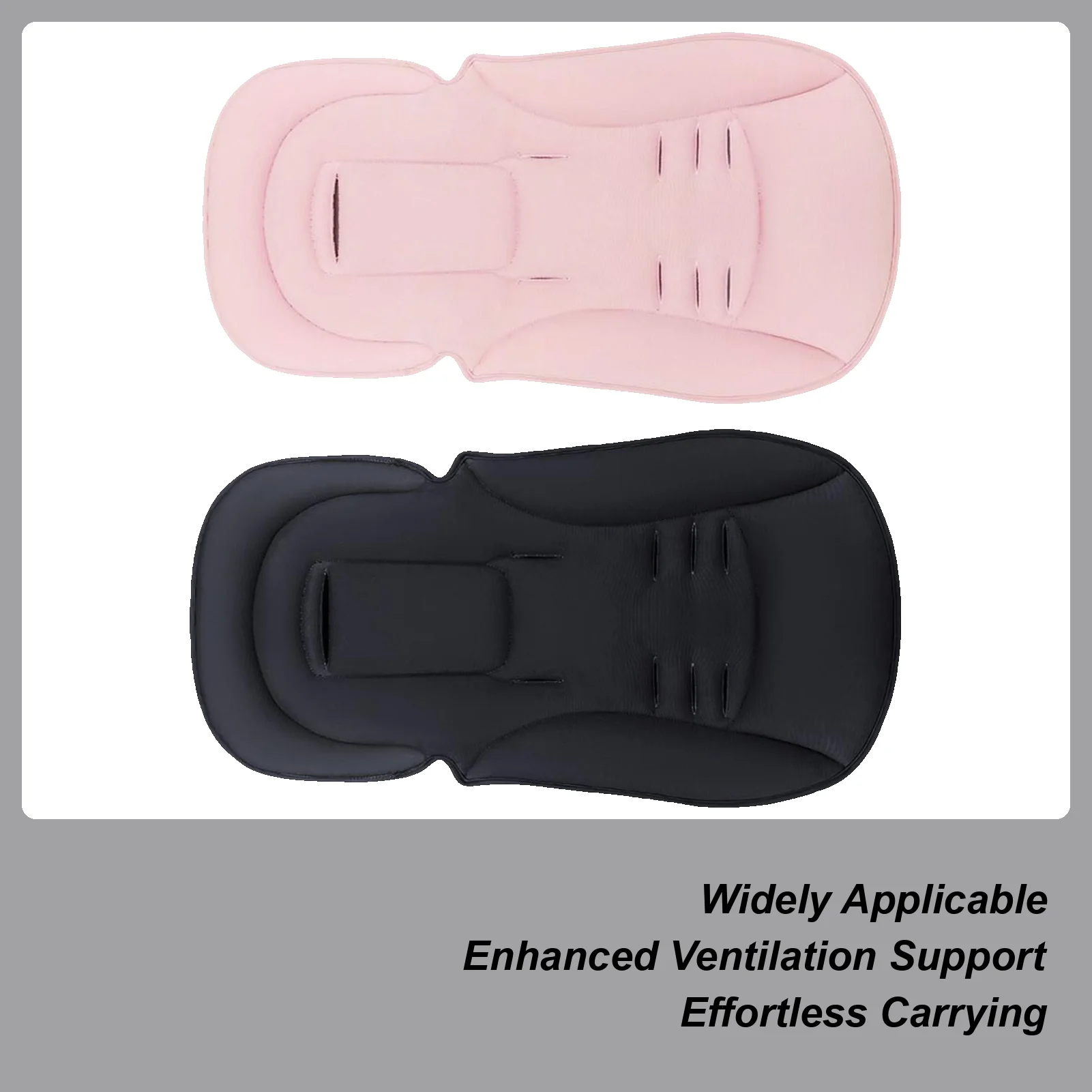 Stroller Cushion Height Adjustment Breathable Swing Pad Baby Car Seat Liners For Daily Walks Shopping Park Visits Travel Outdoor
