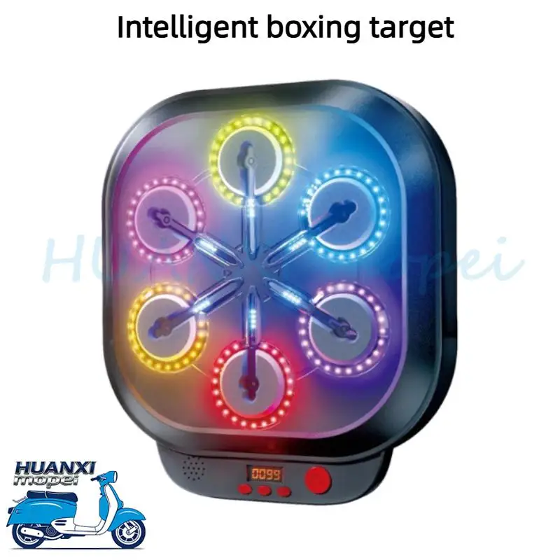 Hot Parent Child Intelligent Boxing Target Home Adult Children Bluetooth Electronic Music Target Indoor Training equipment Toys Good Accessories