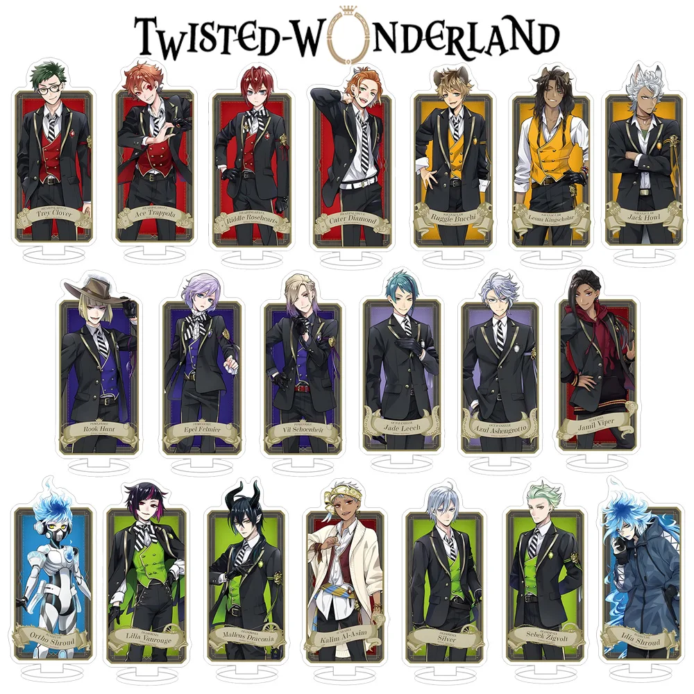

Lucky Seven Anime Peripheral Store Twisted-Wonderland Magnet Sheet Vol.3 Riddle Ace Leona Jack Azul Acrylic Stand desktop Decor