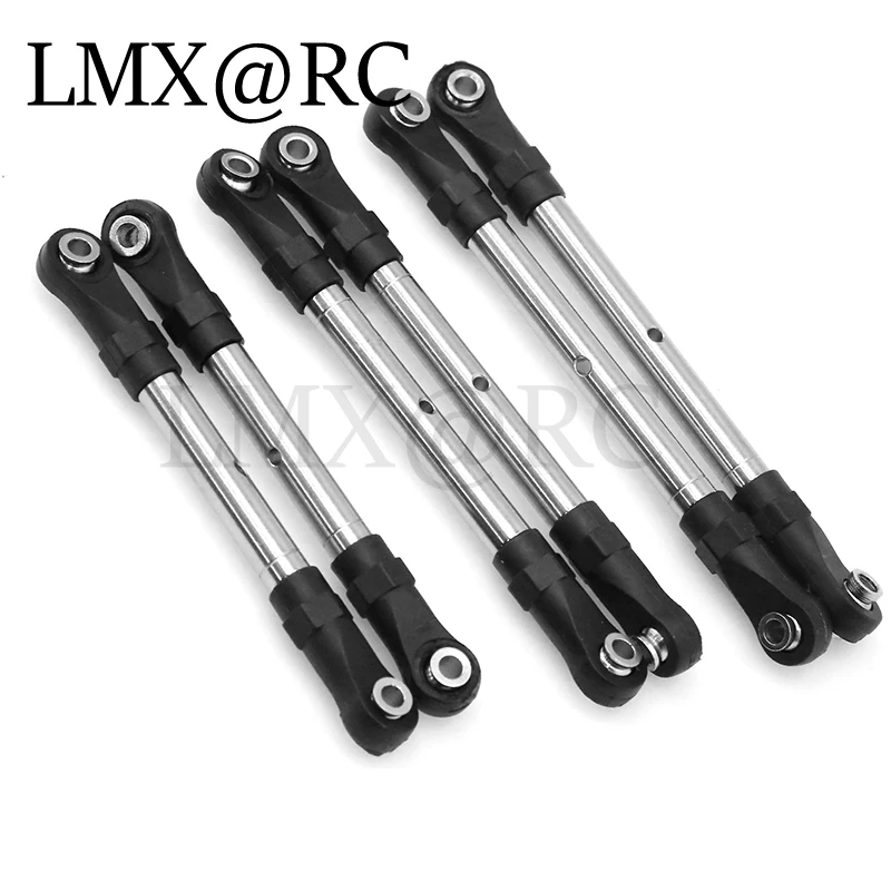 Stainless Steel Turnbuckles Pull Rod Link Rod Steering Rod Set For Traxxas Slash 2WD 1/10 RC Car Upgrade Parts Accessories