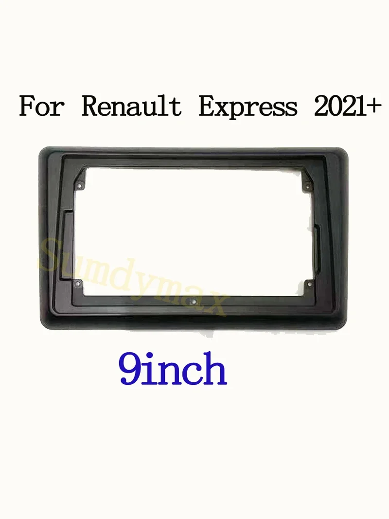 Car Radio Fascias Frame For Renault Express 2021 2022 9 inch Stereo Panel Wiring Harness Power Cable Canbus Mount Kit