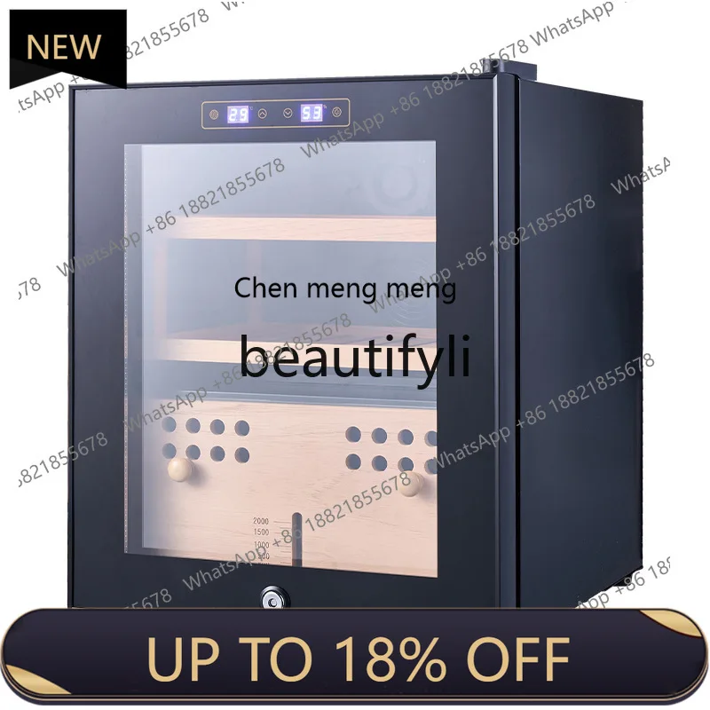 

Z189 48L Small Household Moisture Control Temperature Control Compressor Cedar Wood Tobacco and Alcohol Cabinet Air Cooling