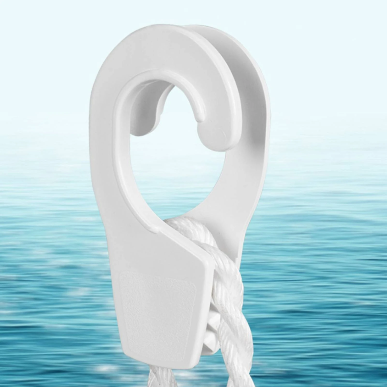 Buoy Line Clip Easy Installation Yacht Buoy Clip Dock Line Adjuster ABS Plastic No Knot Tying for Boating