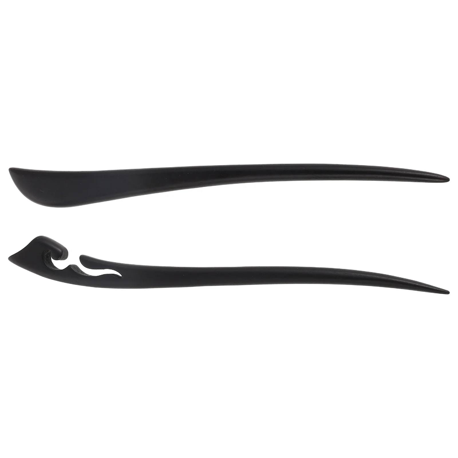 

2Pcs Chinese Wooden Hairpin Retro Style Hair Chopsticks Elegant Vintage Hair Stick Accessories for Women Updos