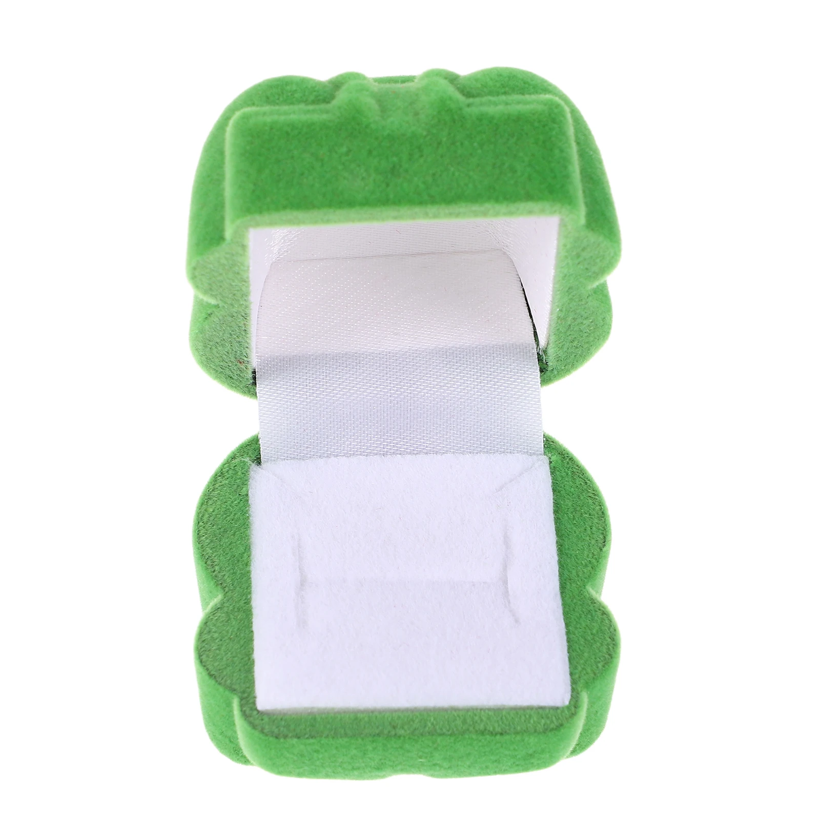2 قطعة صندوق مجوهرات الضفدع الأخضر الإبداعي لتخزين الخواتم والأقراط صندوق الكنز الصغير مجوهرات زخارف الضفدع