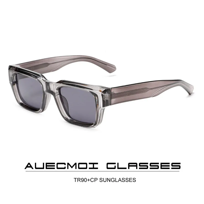 2025 Luxury Brand Design Fashion TR90 Square Sunglasses Men Women Vintage CP Glasses Frame UV400