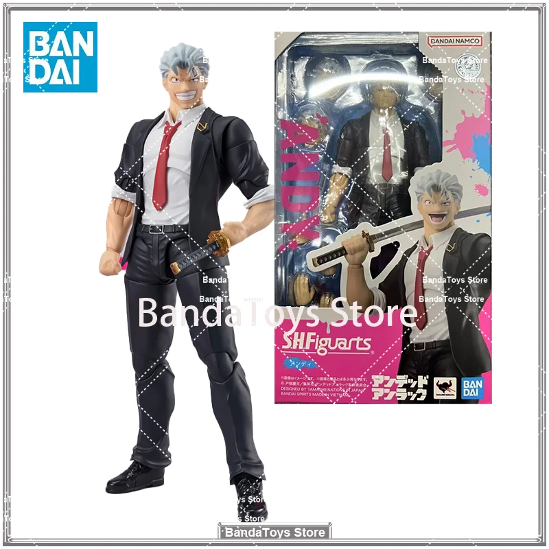 In Stock Original Bandai S.H.Figuarts SHF Andy Undead Unluck Anime Action Collection Figures Model Toys