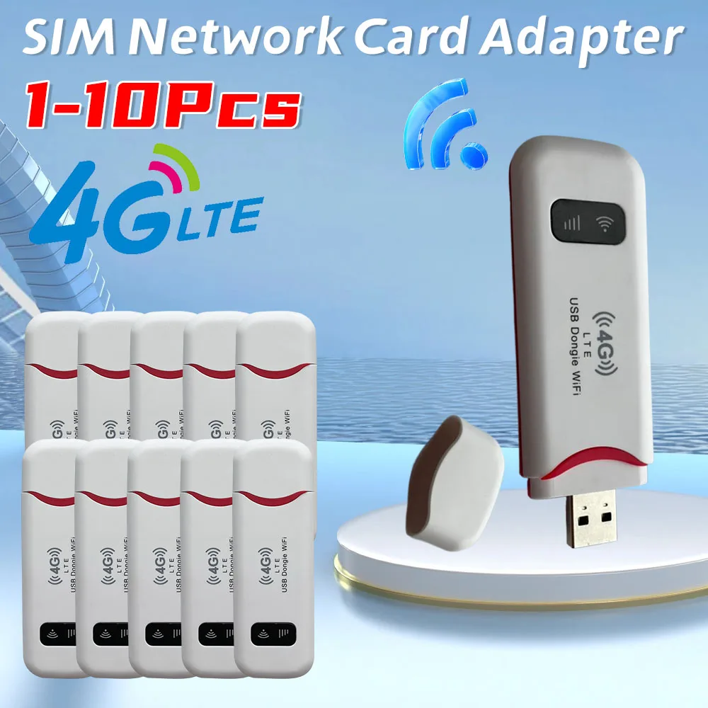 

1-10PCS 4G LTE WiFi Router Mobile WiFi Router SIM Card Slot Network Adapter 150Mbps Wireless Router For Laptops UMPC MID Devices