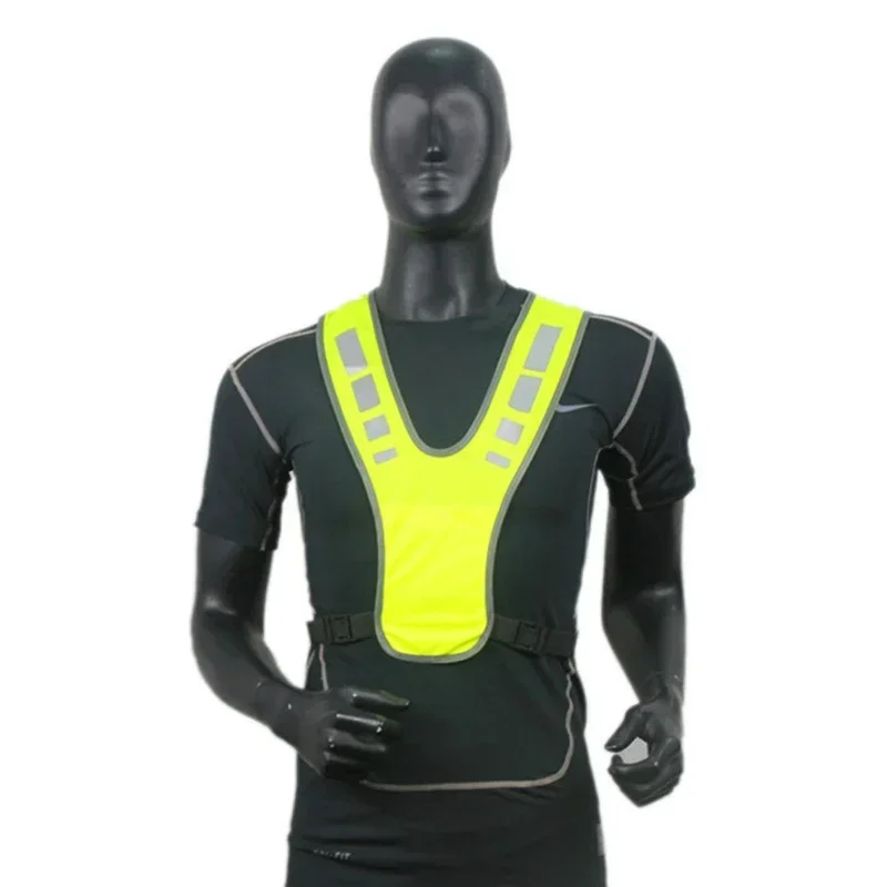 Motorcycle Safety Jacket Visible Reflective Vest Working Clothes Night Security Running Cycling Coat