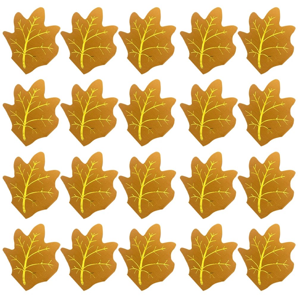 20 vellen esdoornblad servetten kleurrijke wegwerp papieren zakdoekjes herfstdecoraties Thanksgiving Party bulk