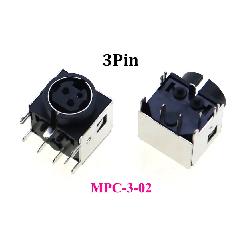 1 stücke S Terminal Audio Video Din Buchse Stecker S-video PCB Mount 3/4/5/6/8/9Pin Silber Ton PS2 Rund DIN Micro Jack – Detail 17