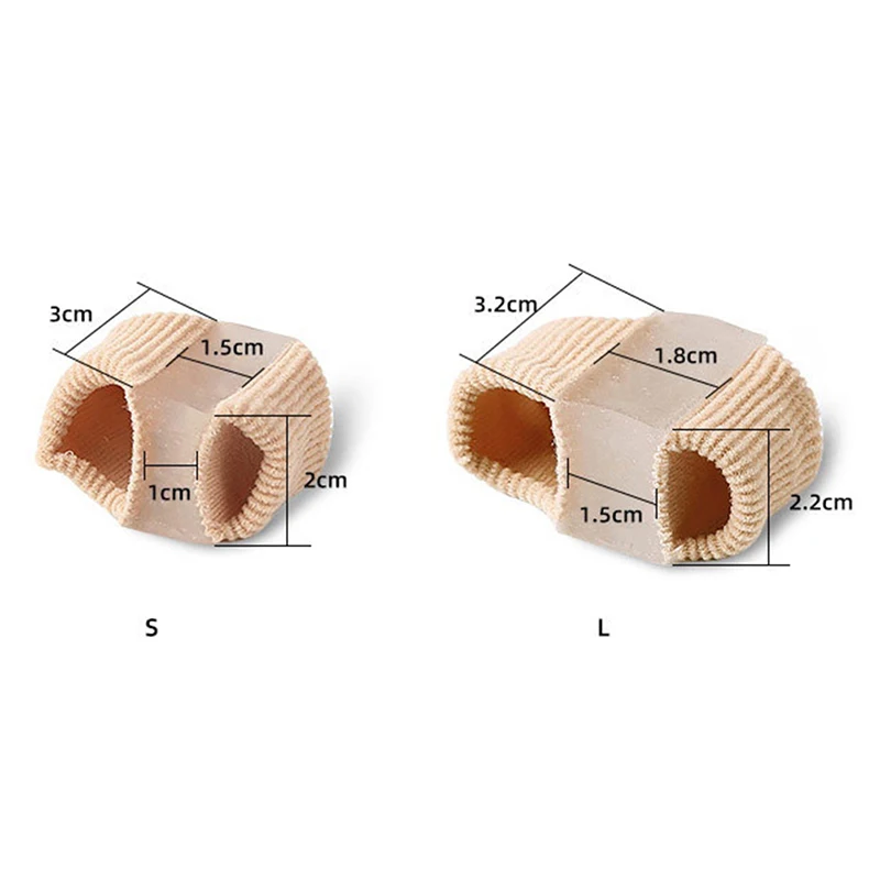 1 Stück Silikon Zehen streuer Separator Bunion Hallux Valgus Korrektor Daumen Finger Korrektur Glätte isen Fußpflege-Tool